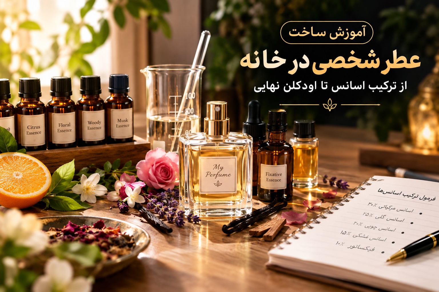 چطور عطر شخصی خودمان را بسازیم؟